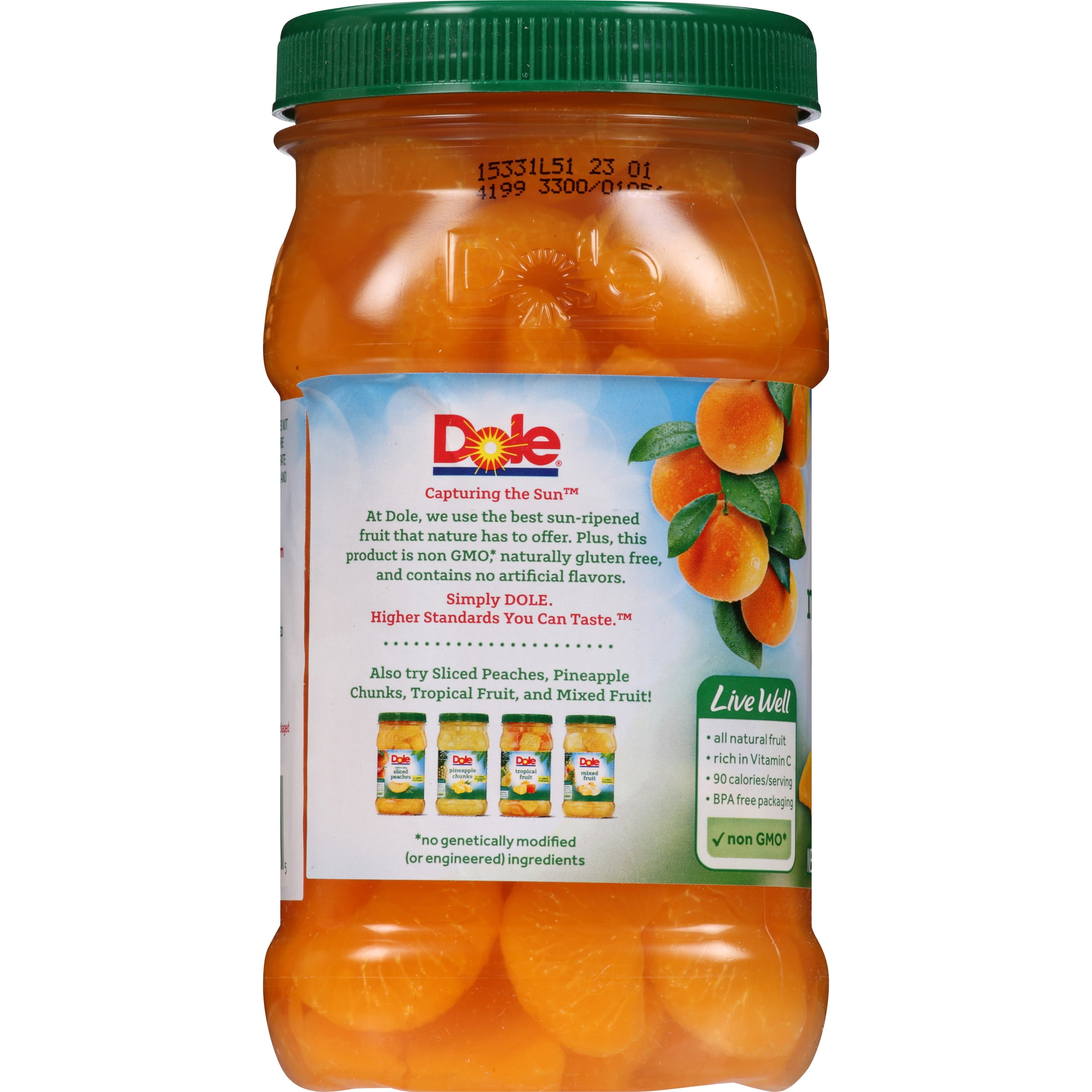 12 PACKS Dole Mandarin Oranges in 100 Fruit Juice, 23.5 oz Jar eBay