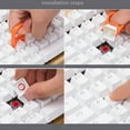 thumbnail image 6 of Keycap O Ring Replace Part 120Pcs/Bag Universal Practical O Ring Silicone Key Caps Keyboard Switch Dampeners, 6 of 7