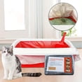 thumbnail image 4 of 10 Pack Sifting Litter Box Liners 18 X 14 Inch Disposable Cat Litter Filter Bags Pet Cat Supplies for Standard Litter Boxes Daily Cat Care Home Use, 4 of 5