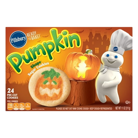 Pillsbury Ready to Bake!™ Pumpkin Shape™ Sugar Cookies, 11.0 OZ
