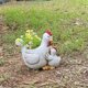 thumbnail image 5 of Fiudx Maceta de Resina con Forma de Gallina, Diseño Original de Padre E Hijo, Adorable Gallina y Pollito, Adorno Decorativo para Jardín, Decoración para El Escritorio Del Hogar y El Balcón, Ideal par, 5 of 7