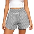 thumbnail image 4 of MLCDZ Women's Athletic Shorts Elastic High Waisted Running Short Pocket Sporty Shorts Gym Workout Shorts Suitable for Mountain Climbing, 4 of 8