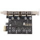 thumbnail image 4 of Adaptador PCI-E, Placa De Expansión De Diseño Estándar De Amplia Compatibilidad, 4 Puertos USB3.0 Para D720201, 4 of 7