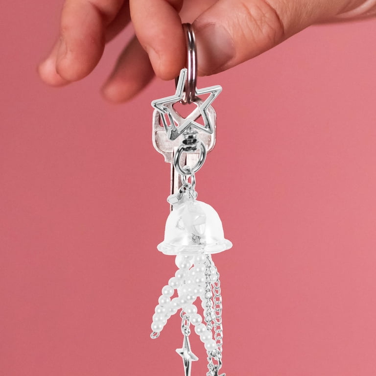 HAISWET Stainless Steel 'Sweet' Keychain With Inspirational Charm - Gift For Girls