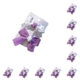 thumbnail image 3 of Qarigey 2 piezas de horquillas para mujer, tocado colorido, pasador para el pelo, tocado con lazo, Clip para estudiantes, fiesta de graduación, trabajo Violeta 10piezas Qarigey CBP308072, 3 of 6