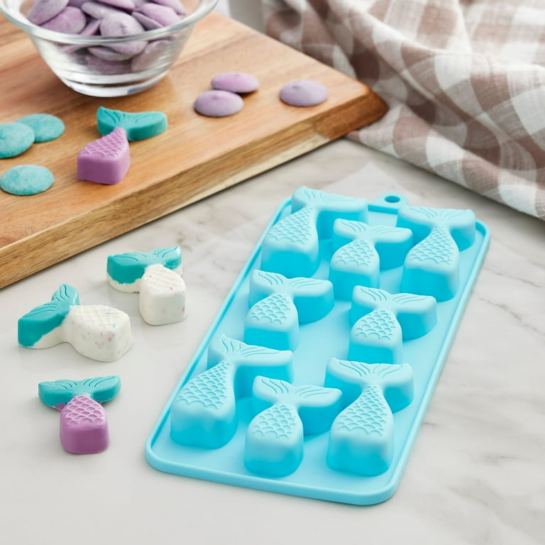 6 Pack Mermaid Tail Silicone Candy Mold by Celebrate It