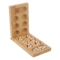 thumbnail image 1 of 1Pc Mancala Puzzle Game African Chess Strategy Game for Children (Khaki), 1 of 4