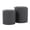 Charcoal, Natural, variant on Lumisource Tray Contemporary Nesting Ottoman Set in Orange Fabric and Natural Wood