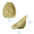 thumbnail image 2 of ECR4Kids Plastic Leaf Scoop Floor Rocker Seat, Classroom Furniture, Fern Green, 6-Piece, 2 of 9