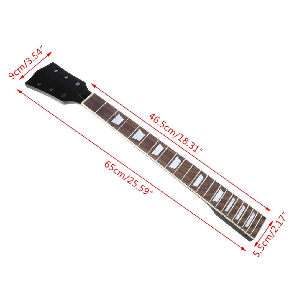CEORPER 22 Frets Replacement Neck Fingerboard Maple Rosewood For Electric Guitar Part