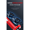 thumbnail image 5 of Outdoor Wireless Stereo 3D Surround Bluetooth 4.0 Speaker Bluetooth High-Power Portable Speaker Red, 5 of 6