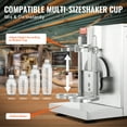 thumbnail image 3 of VEVOR Machine à Milkshake, 120W Machine à Thé au Lait Commerciale, Mélangeur de Milkshake Double Tête, 3 of 9