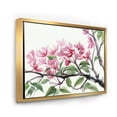 thumbnail image 3 of Designart 'Pink Blossoming Floral Tree' Traditional Framed Canvas Wall Art Print, 3 of 5