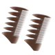 thumbnail image 1 of 2 Unids Cepillo De Doble Cabeza De Cabello Masajeador De cabellero Desenredante, 1 of 9