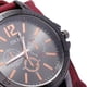 thumbnail image 4 of Reloj de pulsera para hombre, punk, brazalete, Ardillon loop, modo, pulsera de cuero, para Rojo, 4 of 9