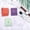 Orange purple green, variant on freneci 3 Pieces Mini Travel Jewelry Bag Organizer Foldable Multifunctional Jewelry Roll Beige pink orange
