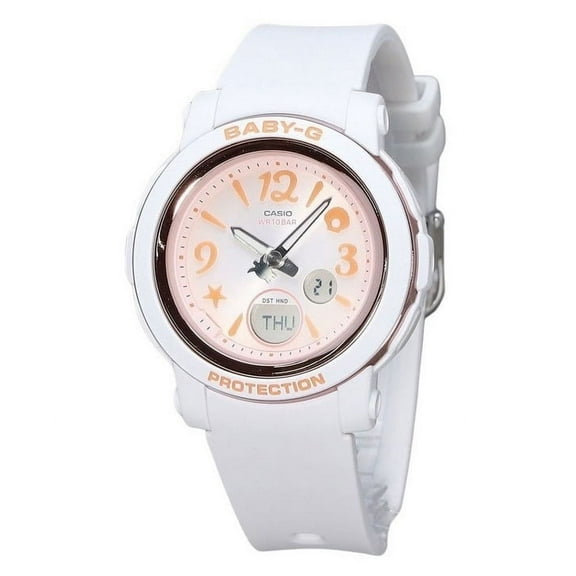 Casio Baby-G Analog Digital Undersea World Resin Strap Orange Dial Quartz BGA-290US-4A 100M Women's Watch