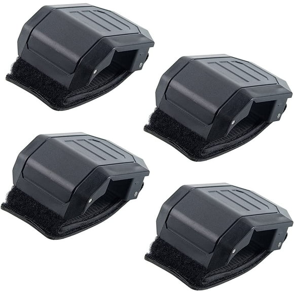 4 Pcs UTV Kit de Pinces de Montage Réglables pour Pare-Brise Compatible avec Polaris Ranger RZR, Commander Defender X3 Maverick, Yamaha YXZ, Kawasaki Teryx Pièce de Pare-Brise