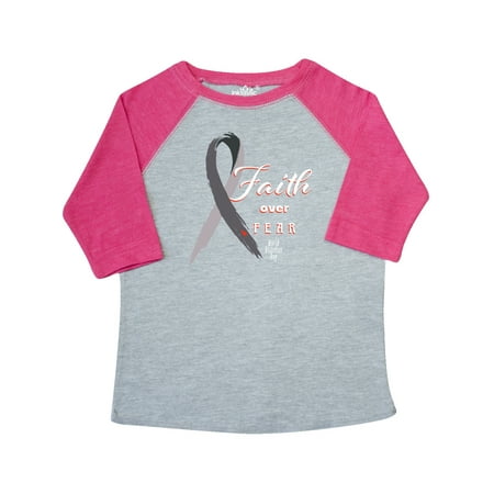 

Inktastic Faith Over Fear World Diabetes Day with Ribbon Gift Toddler Boy or Toddler Girl T-Shirt