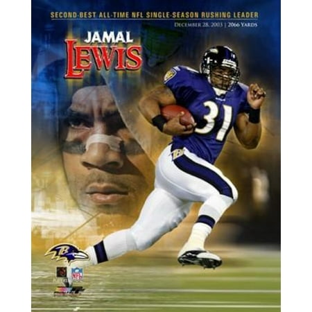 Jamal Lewis - Second-Best All-Time NFL Single-Season Rushing Record 122803 2066 yards Photo (Best 4 3 Defense In Nfl)