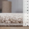 thumbnail image 5 of Superior Berlin Indoor Plush Shag Area Rug, 4' x 6', Beige, 5 of 7