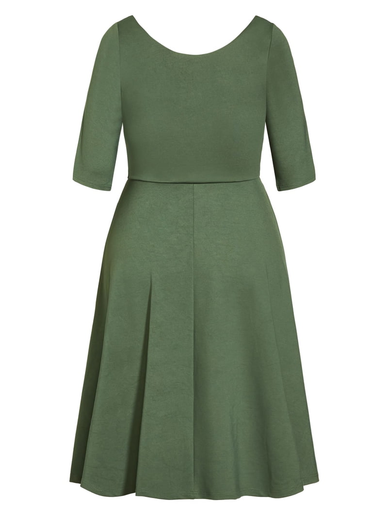 City Chic Women's Plus Size Cute Girl Elbow Sleeve Dress - Walmart.com