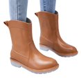 thumbnail image 3 of Dsscvnef Bottes de Pluie pour Femmes sur Bottines en Ciment Non Durables pour Confort par Temps Humide, 3 of 9