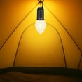 thumbnail image 4 of Festive Living Lampe de Camping Rechargeable avec Crochet à Pince – Forme Goutte Filament Blanc Chaud LED, 3 Modes d'Éclairage, Recharge USB-C, Lentille Incassable, Lanterne Suspendue Portable pour Camping, Patio, Véranda, 4 of 8