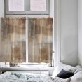 thumbnail image 4 of Brown Gray Ombre Window Short Curtains 63 Inch Length, Abstract Modern Oil Painting Art Rod Pocket Window Treatment Kitchen Drapes for Bedroom, Cafe, Living Room, 2 Panels, 52 W x 63 L, 4 of 5