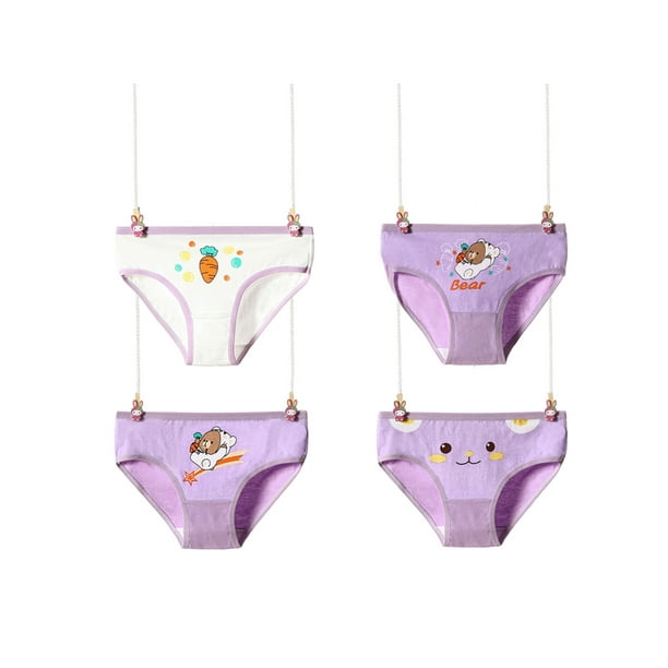 612px x 612px - Woolen Velvet Kids Underwear Soft Cotton Toddler Panties Little Girls' Briefs Underpants 2-12Years - Walmart.com