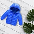 thumbnail image 4 of kamemir Child Warm Light Puffer Jacket Padded Quilted Hooded Coat for Boys Girls(Blue,130), 4 of 6