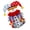 XS, variant on Dog Winter Clown Jumper, Breathable Costume Outfit for Indoor and Outdoor Activities