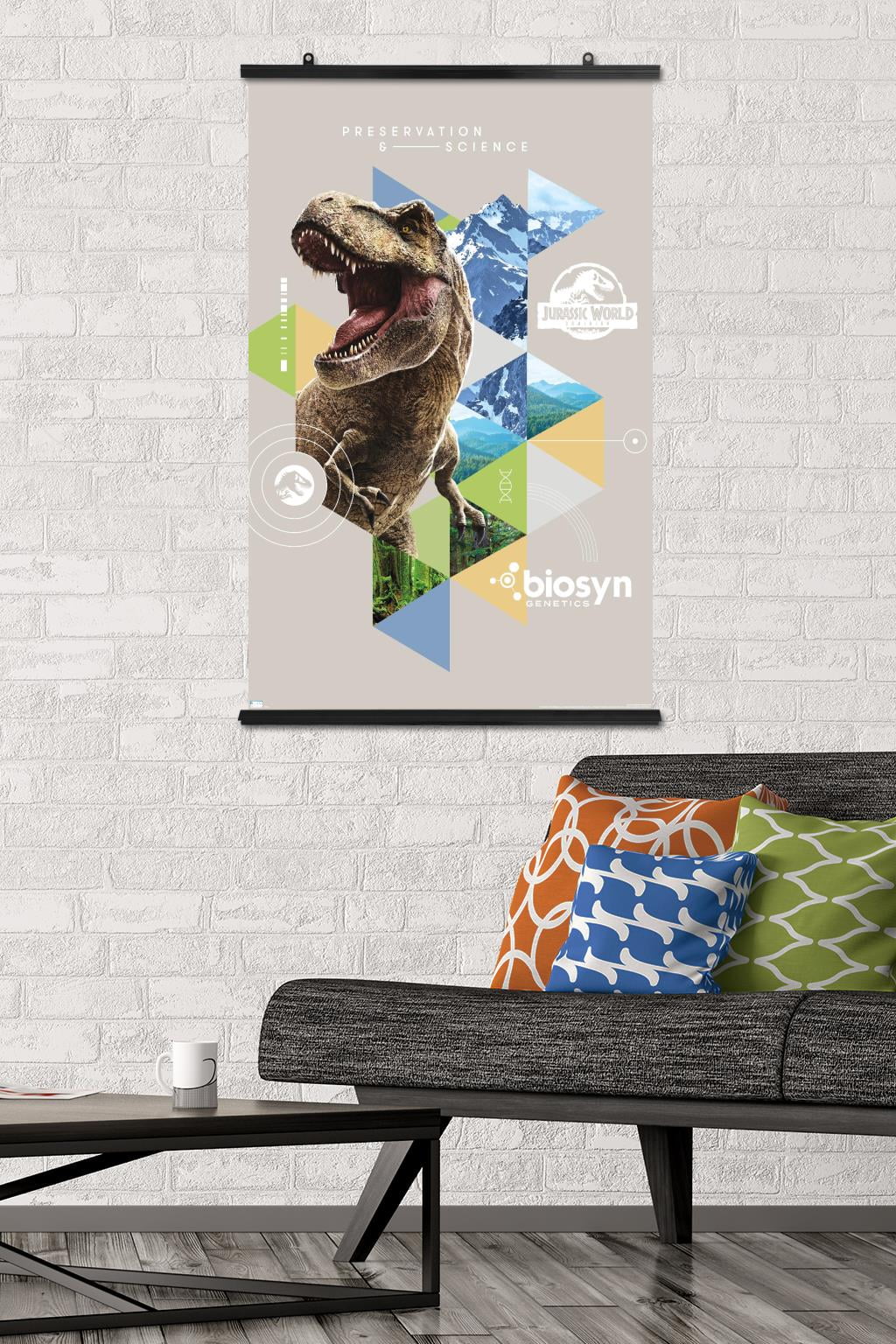 Jurassic World: Dominion - T-Rex Wall Poster, 22.375" x 34"