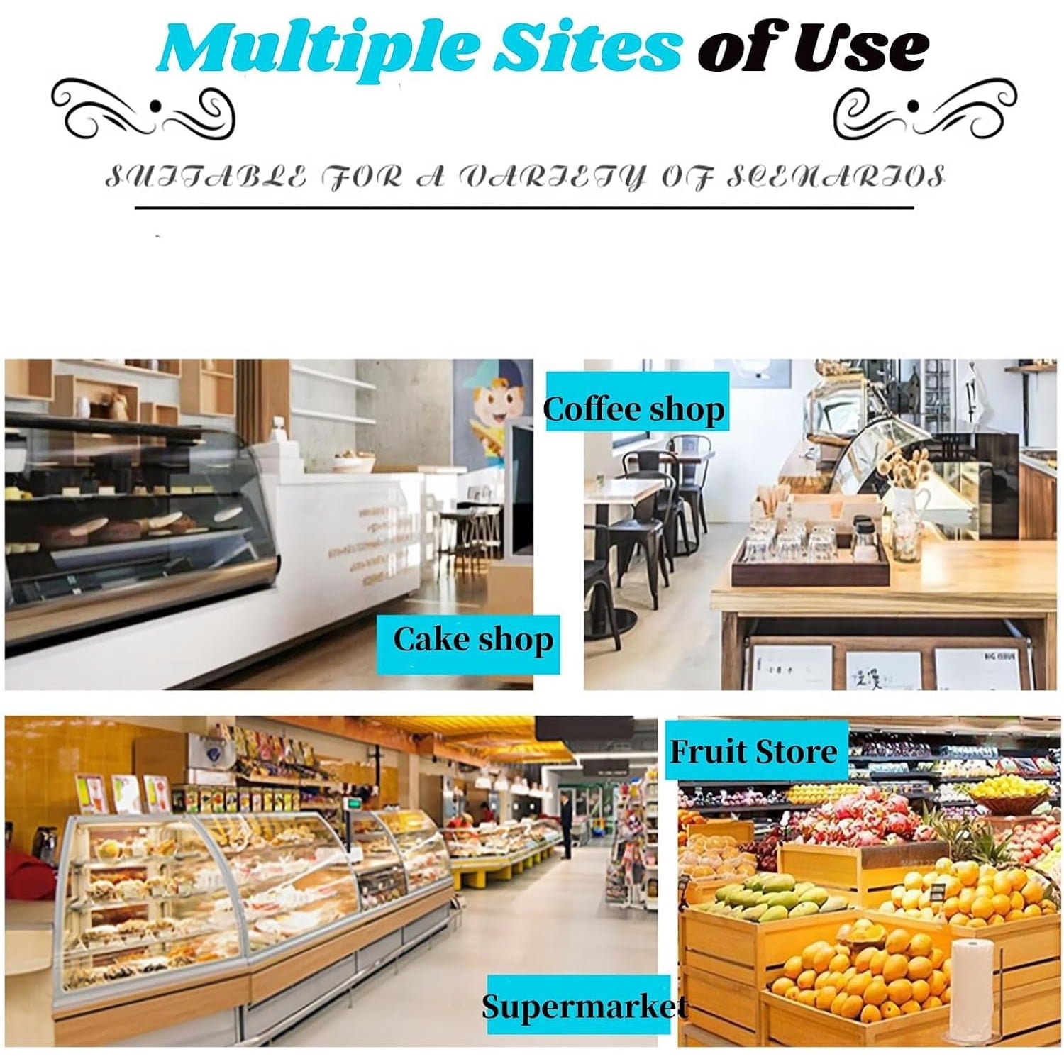 M optimized Commercial Cake Display Refrigerator, Countertop Refrigerator Display Case, 3.5 Cu.Ft 100L with LED Lighting, Pastry Display, Double-Layered Glass Commercial Bakery Display Refrigerator