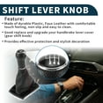 thumbnail image 3 of Unique Bargains Gear Shifter Knob with Cover No.1J0711113EG 6 Speed Manual Stick Shifter Knob for VW Bora 99-05 Plastic, 3 of 6