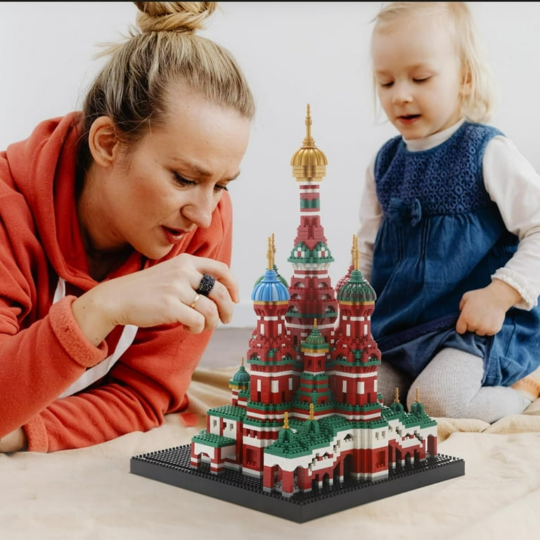 Syrinx Building Block Set Compatible with Lego Saint Basil s Cathedral Architecture Model 4300 PCS Walmart