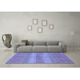 thumbnail image 3 of Ahgly Company Indoor Rectangle Abstract Blue Modern Area Rugs, 7' x 9', 3 of 4