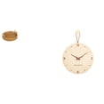thumbnail image 1 of Cestas de almacenamiento,Cestas de almacenamiento de cocina tejidas con asas hechas a mano,Cestas de pan redondas Bandejas para servir Rectángulo,Reloj de pared,Reloj de pared decorativo para, 1 of 8