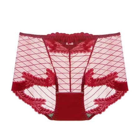 

Female Seamless Briefs Lace Wine Xl Hipsters 3 Pack