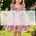 thumbnail image 3 of Piuwrlz Summer Party Play Dress Girls Graphic Dresses Cotton A-Line Princess Skirts Multicolor Size 2 T, 3 of 6