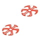 thumbnail image 4 of Eigraketly Almohadilla para casco de bicicleta eléctrica, forro protector desmontable para adultos y niños, rojo Rojo 2piezas Eigraketly CBP228611, 4 of 5
