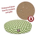 thumbnail image 4 of Majestic Pet | Chevron Round Pet Bed For Dogs, Removable Cover, Sage, Medium, 4 of 5