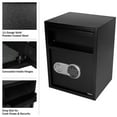 thumbnail image 3 of Paragon Safes Electronic Safe Deposit Box with Keypad and 2 Keys (Black), 3 of 19