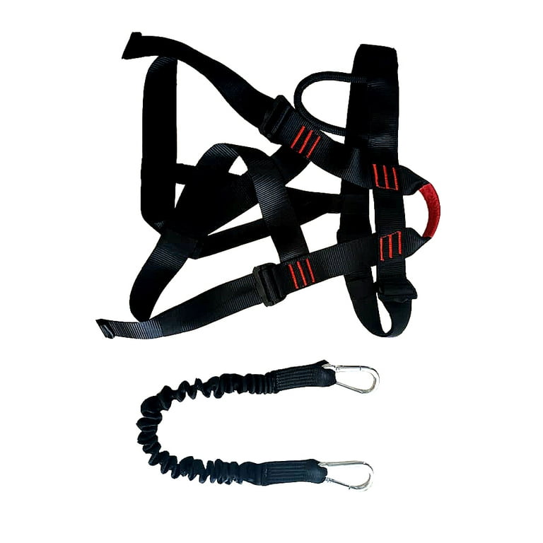 Rock Climbing Harness + Lanyard - Safety Belt for Men Woman