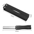 thumbnail image 4 of Foldable Knife Sharpener, Portable Black With Concave Convex Design, Titanium Plated Diamond For Outdoor Activities, Oval Honing Surface, 1 PCS, 4 of 5