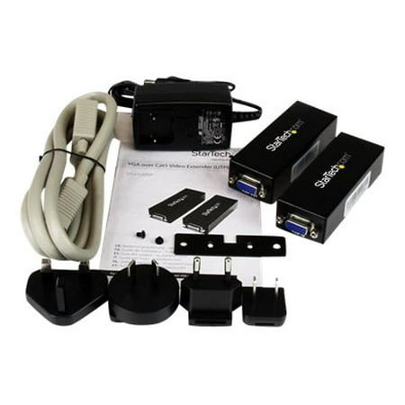 StarTech.com - Point-to-Point VGA Video Extender Over Cat-5 Kit - Black