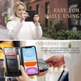 thumbnail image 4 of Leather Case for iPhone 11 Card Slot Folio Flip Wallet Case for iPhone 11 Premium PU Magnetic Kickstand Cover Soft TPU Inner Case Brown, 4 of 7