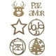 thumbnail image 3 of Set de 24 esferas navideñas elaboradas en MDF, 3 of 12