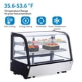 thumbnail image 6 of 4.6 Cu.Ft Commercial Cake Display Refrigerator With Led Lighting, Countertop Refrigerator Display Case, Pastry Display Case, Double-Layered Glass Commercial Bakery Display Refrigerator, 110V, 6 of 8