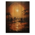 thumbnail image 3 of Designart "Tribes Unity African " African Tribes Print on Natural Pine Wood, 3 of 5